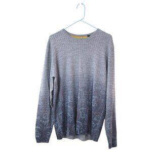 Robert Graham Sweater Mens XL Multi Paisley Knit Long Sleeve Round Neck Pullover